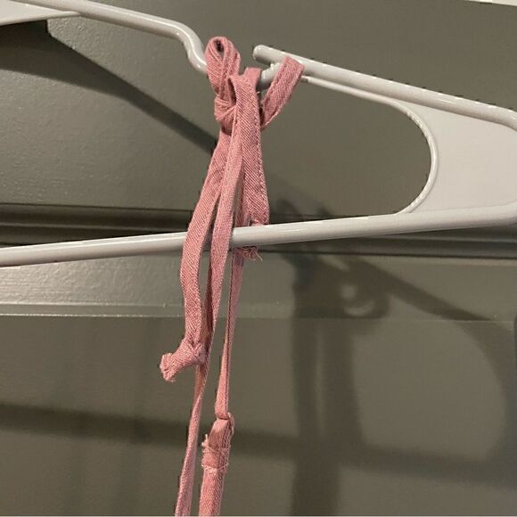 NWOT American Eagle Pink Ruffle Tank Top - Picture 3 of 5